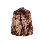 Dolce & Gabbana Rose-print chiffon shirt