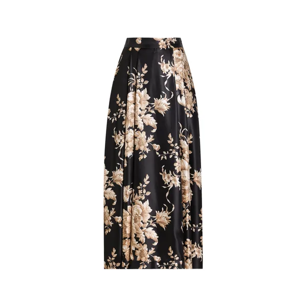 Dolce & Gabbana Rose-print midi skirt