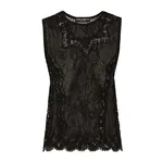 Dolce & Gabbana Round-neck lace-stitch jacquard sweater
