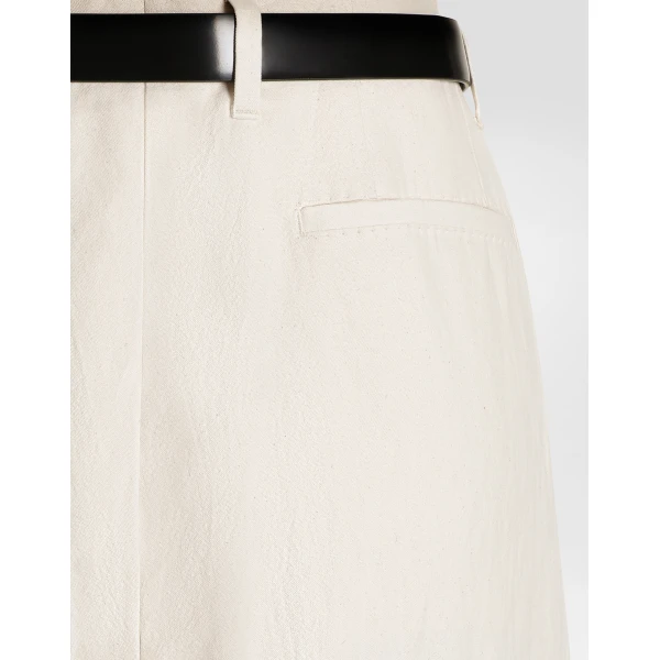 Dolce & Gabbana Rustic cotton and linen canvas trousers, view 4