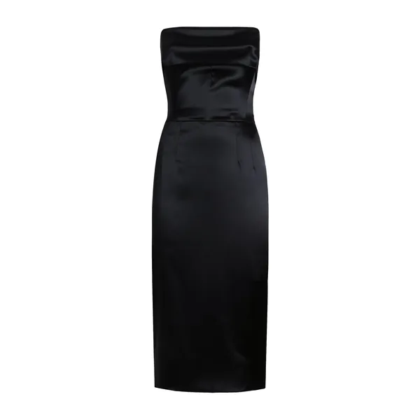Dolce & Gabbana Satin calf-length corset sheath dress