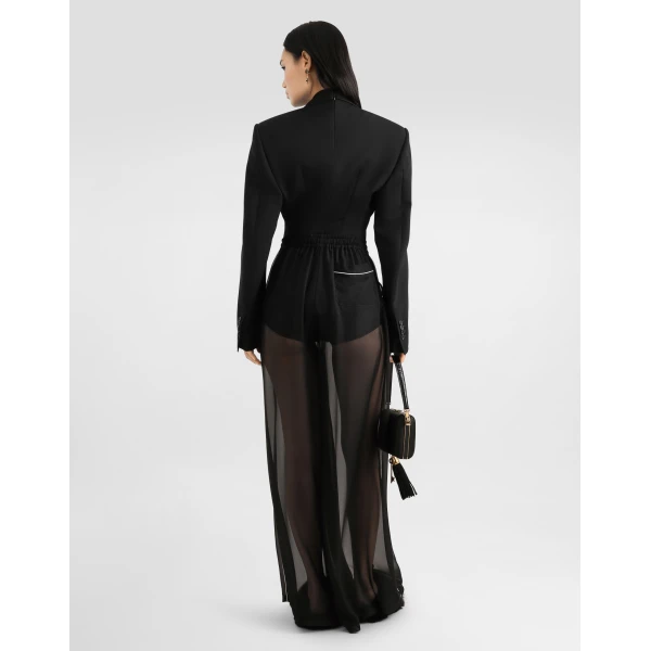 Dolce & Gabbana Satin culottes shorts, view 3