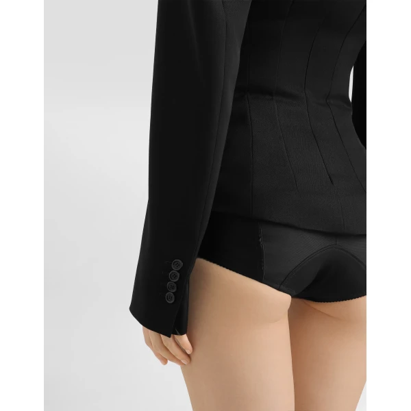 Dolce & Gabbana Satin culottes shorts, view 5