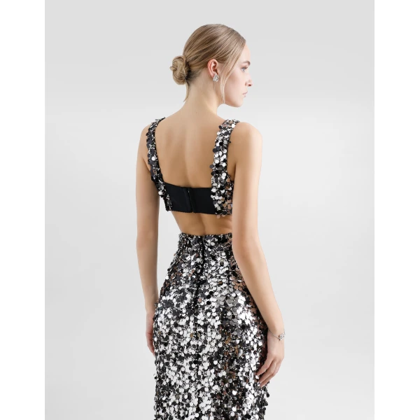 Dolce & Gabbana Sequined bralette top, view 6