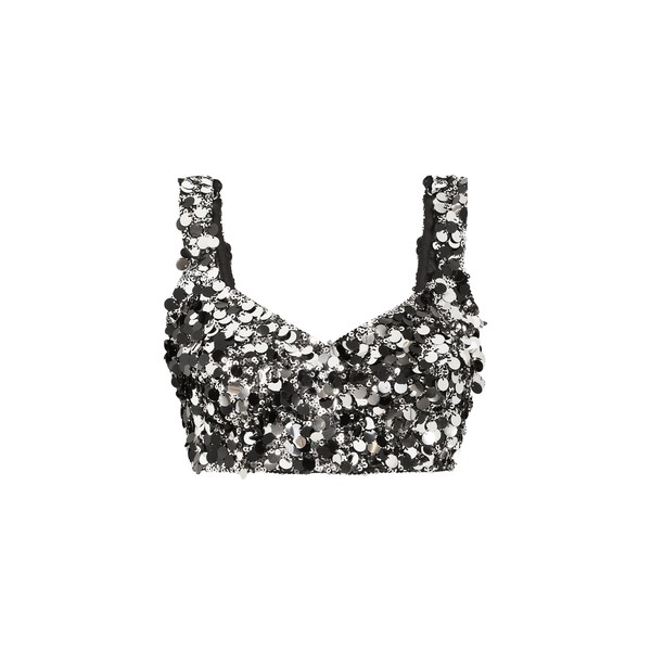 Dolce & Gabbana Sequined bralette top