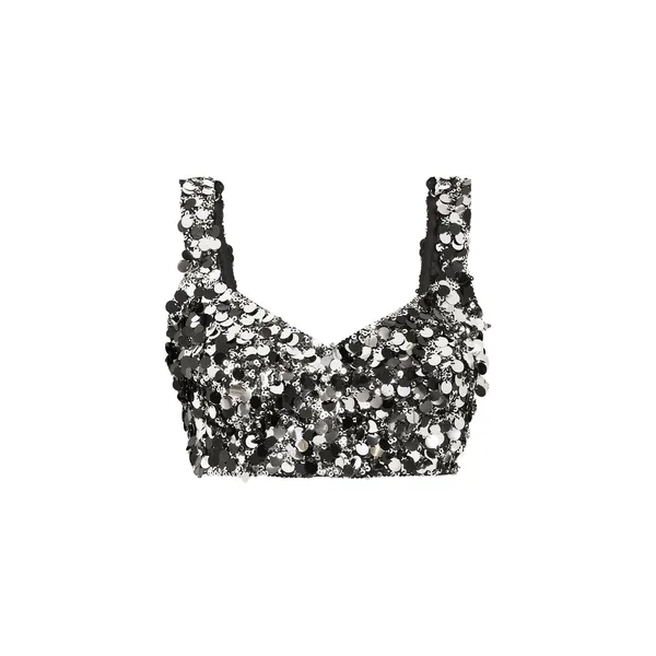 Dolce & Gabbana Sequined bralette top
