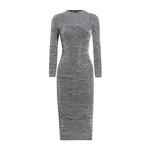 Dolce & Gabbana Sequined draped calf-length dress