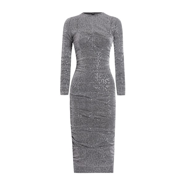 Dolce & Gabbana Sequined draped calf-length dress