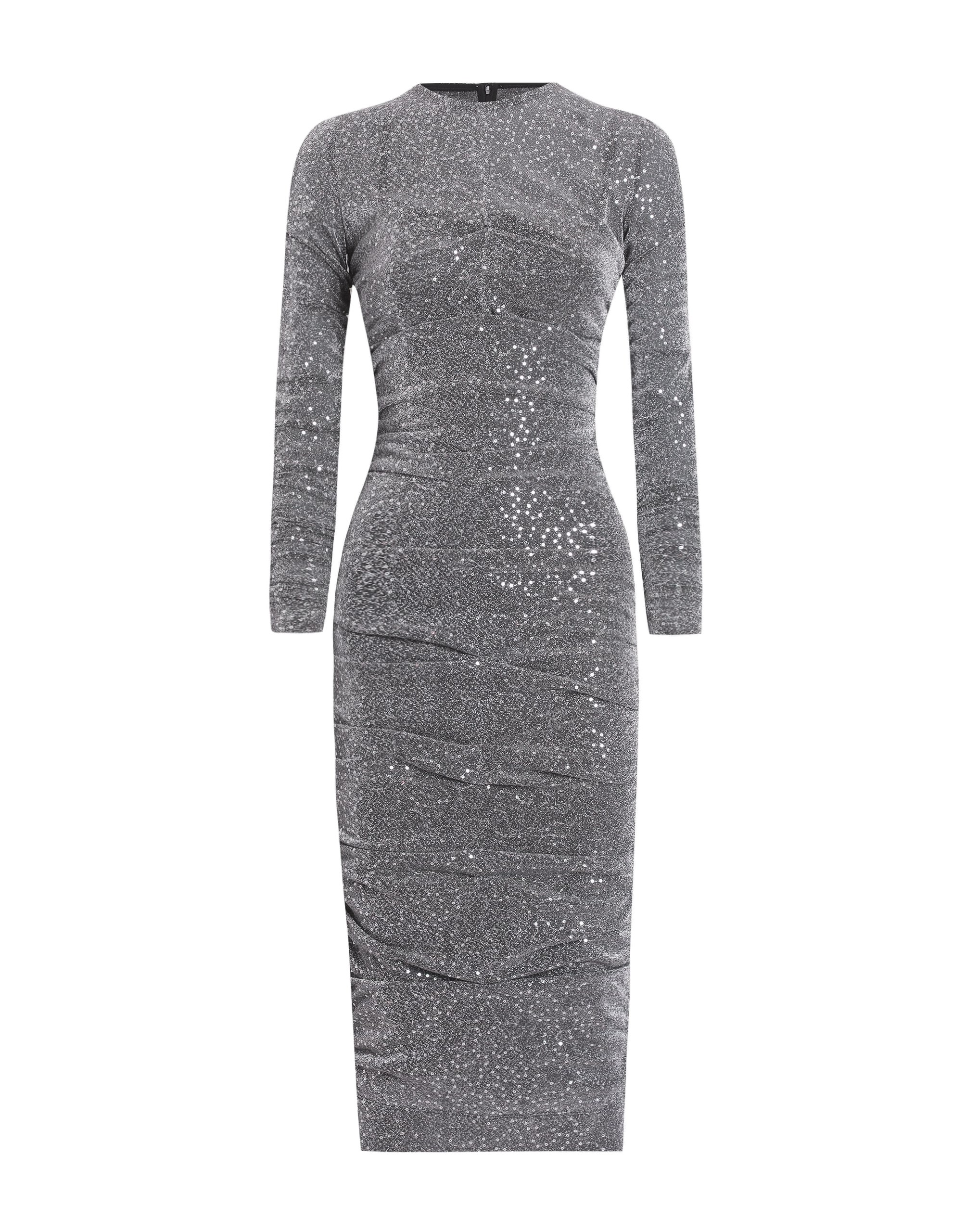 Dolce & Gabbana Sequined draped calf-length dress