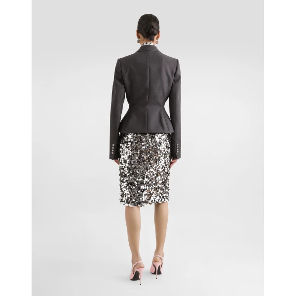 Dolce & Gabbana Sequined midi skirt, view 3