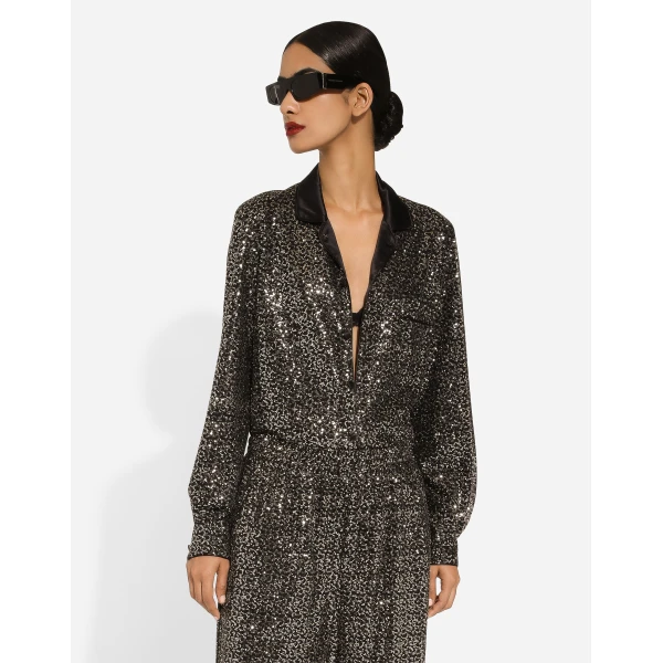 Dolce & Gabbana Sequined shirt, view 4