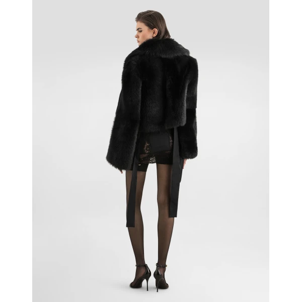 Dolce & Gabbana Shearling bolero jacket, view 3