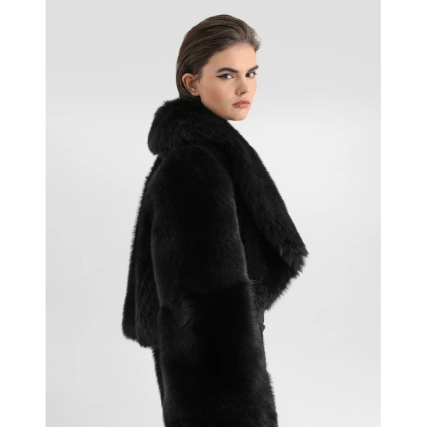 Dolce & Gabbana Shearling bolero jacket, view 5