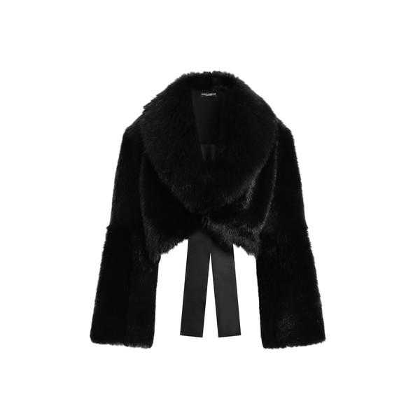 Dolce & Gabbana Shearling bolero jacket