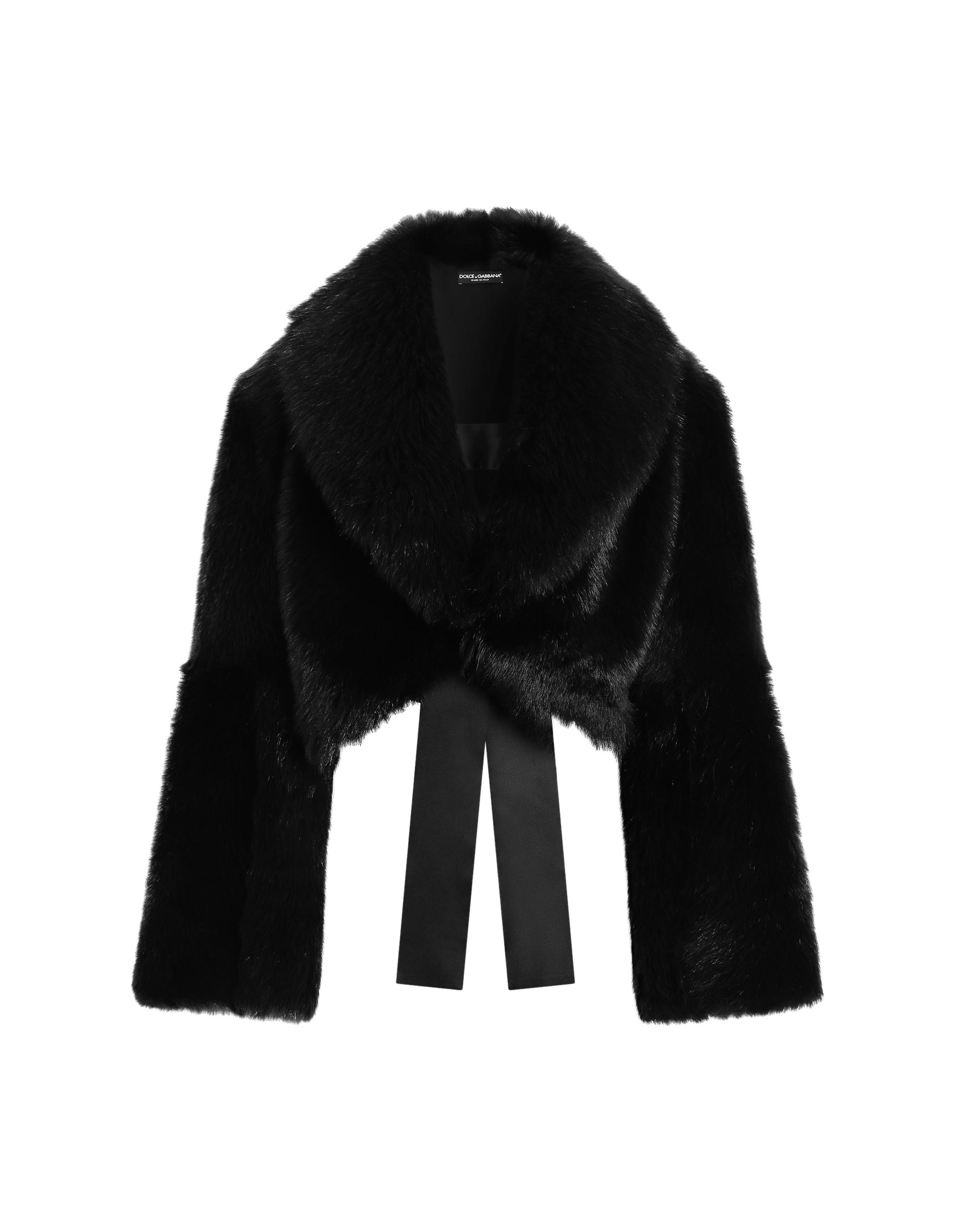 Dolce & Gabbana Shearling bolero jacket