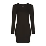 Dolce & Gabbana Short Milano rib dress with DG logo