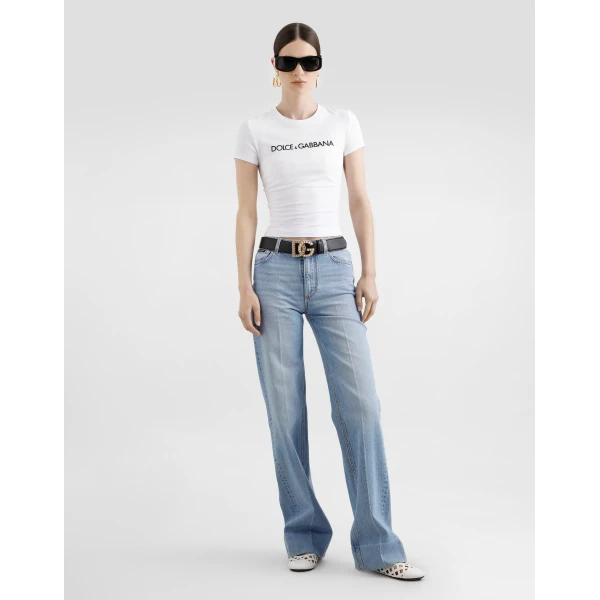 Dolce & Gabbana Short T-shirt with DG logo, view 2