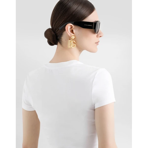 Dolce & Gabbana Short T-shirt with DG logo, view 5