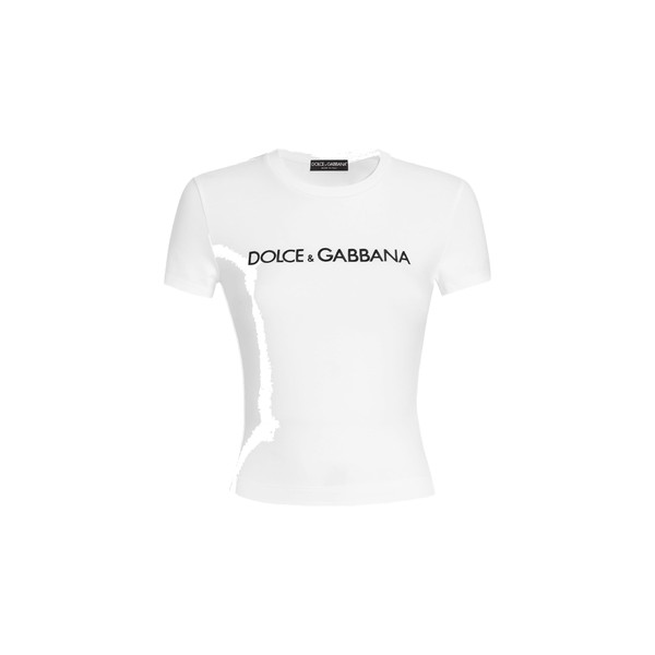 Dolce & Gabbana Short T-shirt with DG logo