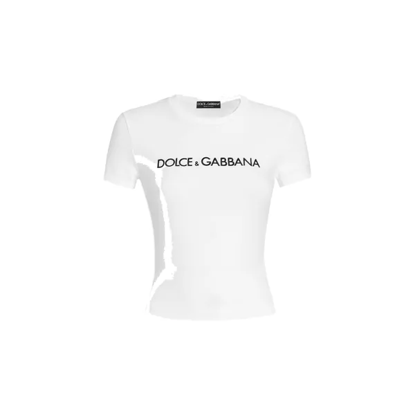 Dolce & Gabbana Short T-shirt with DG logo