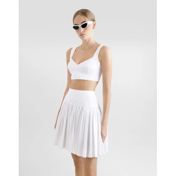 Dolce & Gabbana Short cotton circle skirt, view 4