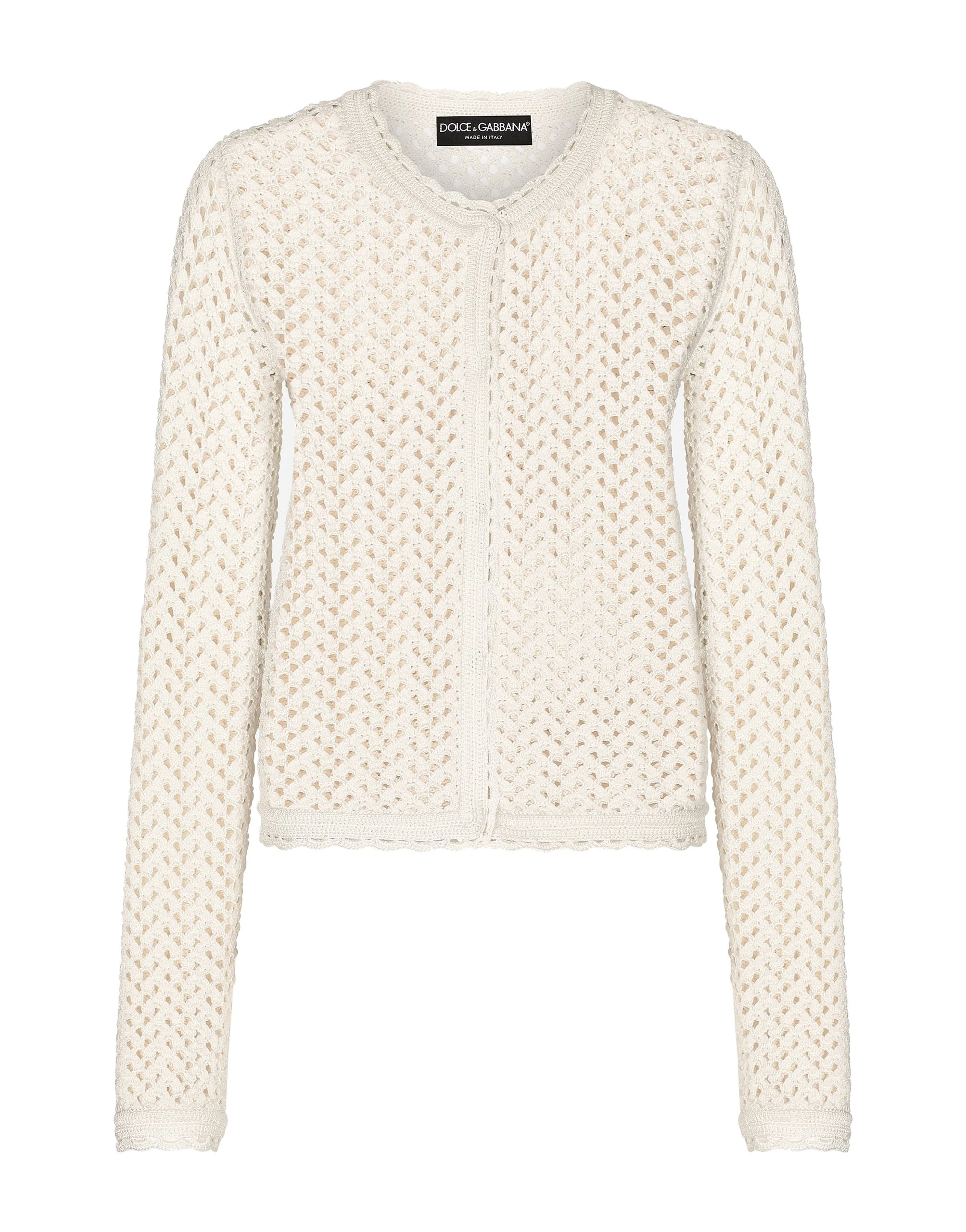 Dolce & Gabbana Short crochet jacket