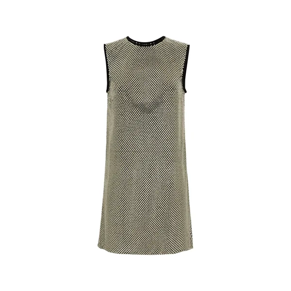 Dolce & Gabbana Short crystal mesh dress