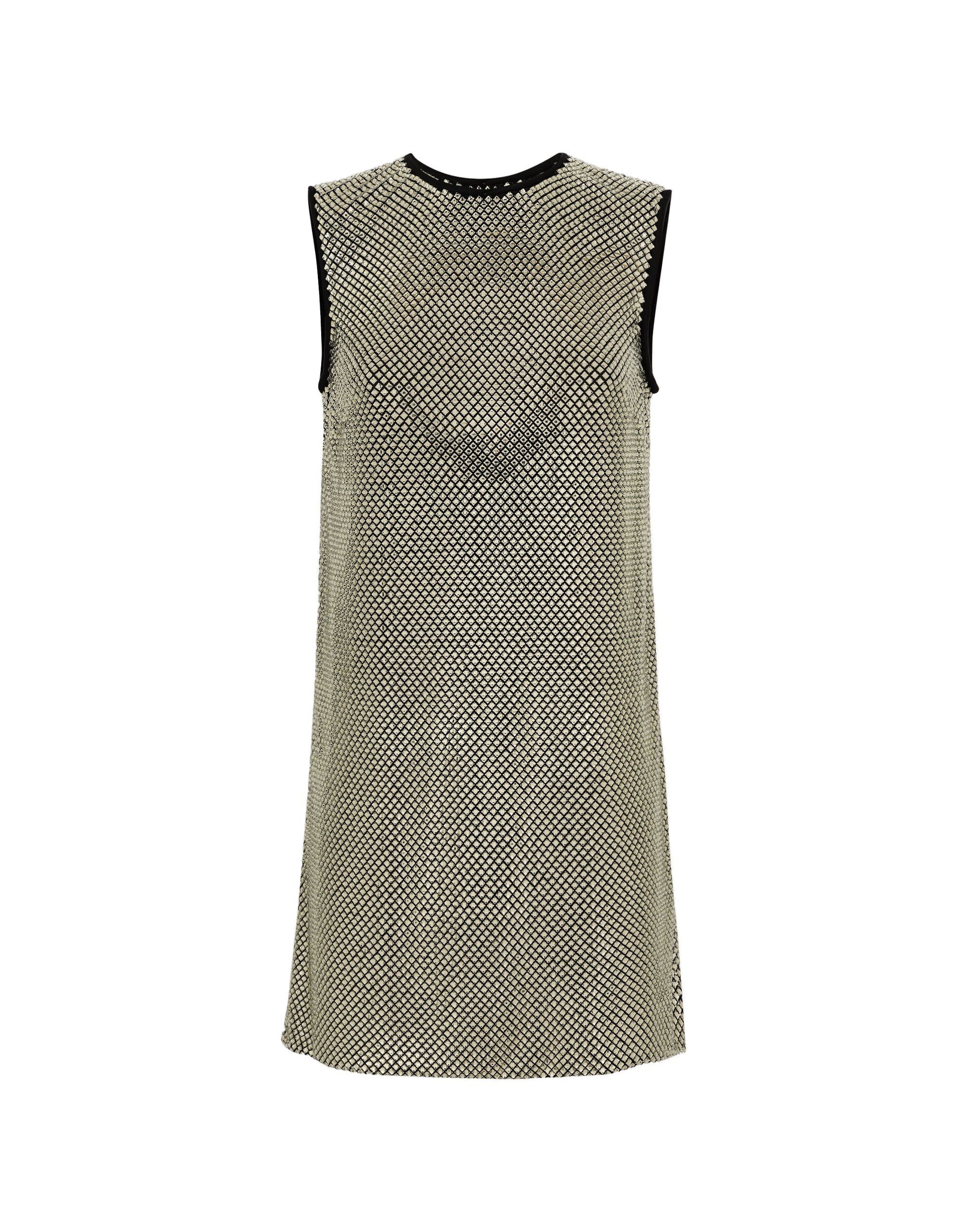 Dolce & Gabbana Short crystal mesh dress