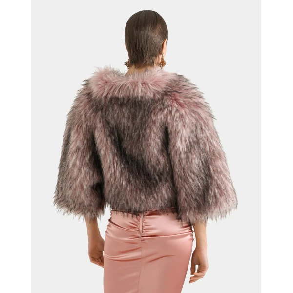 Dolce & Gabbana Short faux fur jacket, view 6
