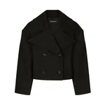 Dolce & Gabbana Short oversize wool gabardine jacket