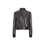 Dolce & Gabbana Short plongé nappa leather jacket