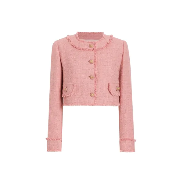 Dolce & Gabbana Short raschel tweed jacket