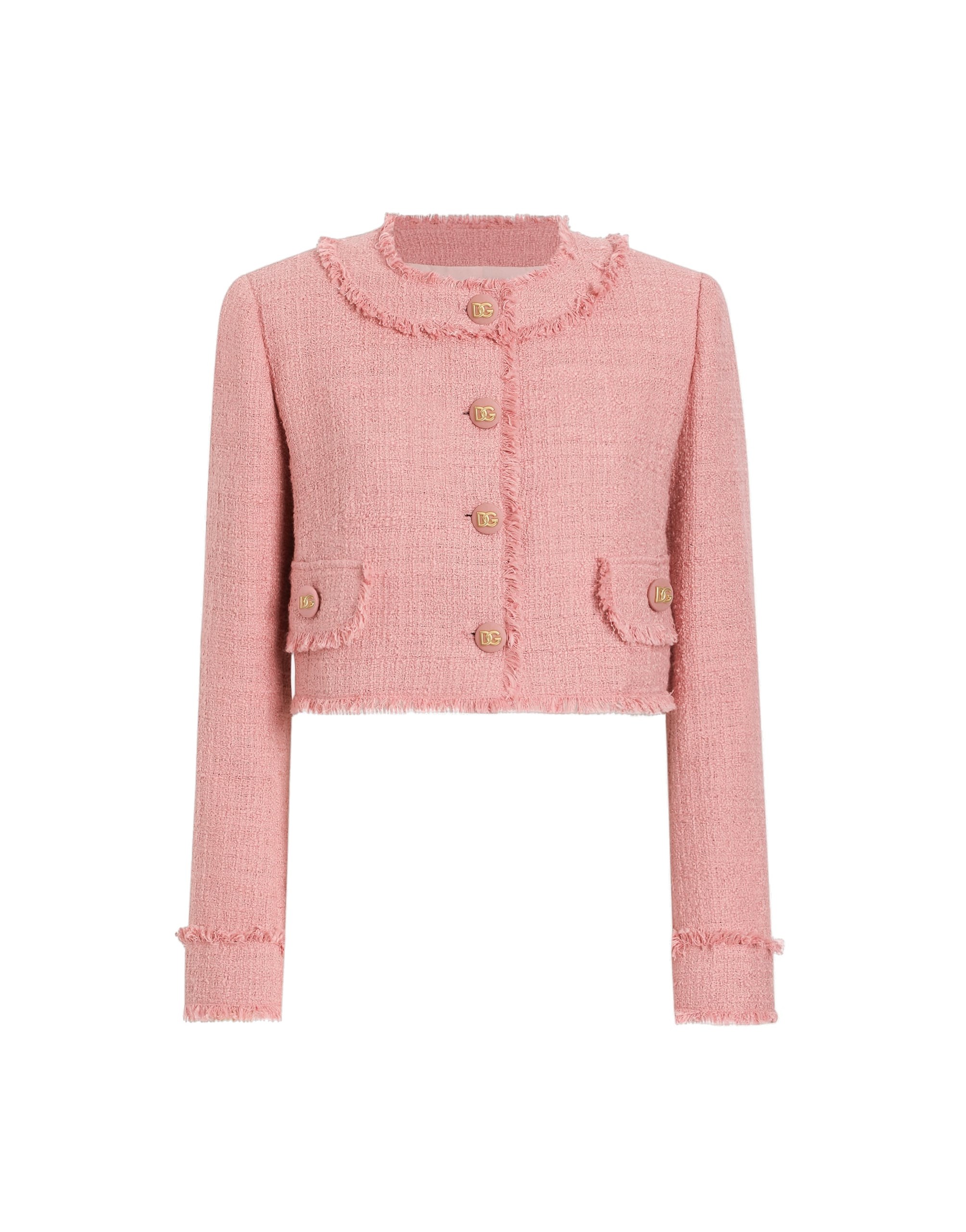 Dolce & Gabbana Short raschel tweed jacket