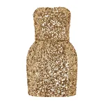 Dolce & Gabbana Short sequined strapless dress