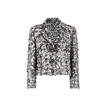 Dolce & Gabbana Short single-breasted jacket with sequin embellishment