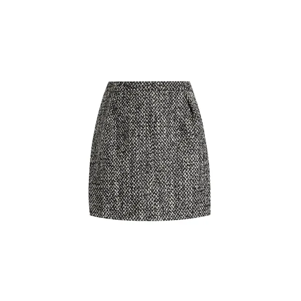 Dolce & Gabbana Short skirt in double wool blend