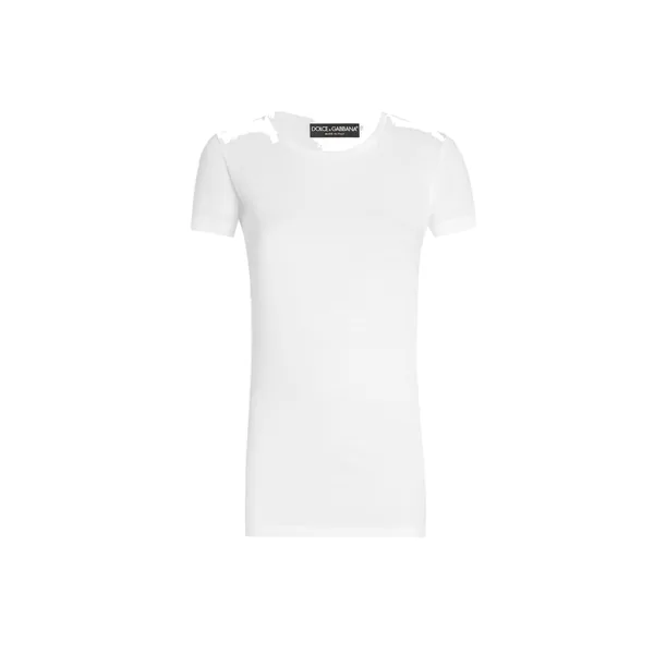 Dolce & Gabbana Short-sleeved jersey t-shirt Top