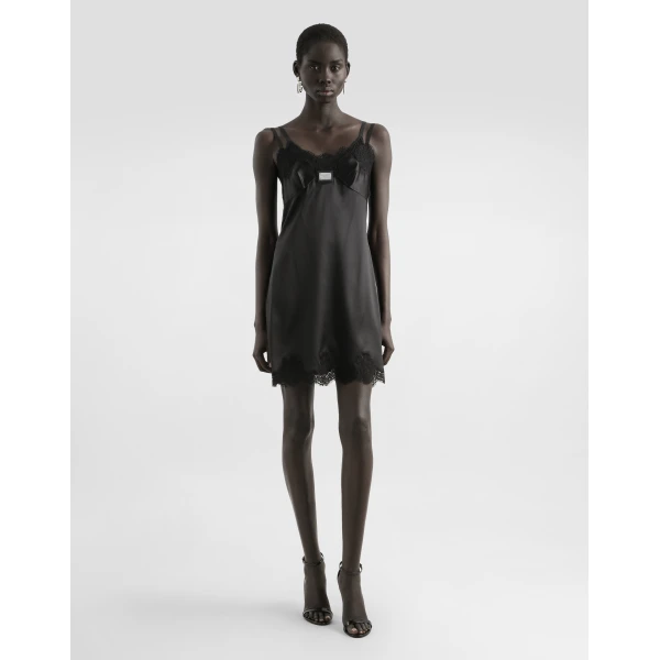 Dolce & Gabbana Short slip dress with Dolce&Gabbana tag, view 2