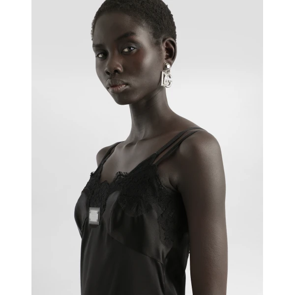 Dolce & Gabbana Short slip dress with Dolce&Gabbana tag, view 4