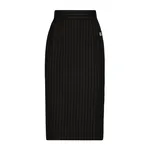 Dolce & Gabbana Short straight-cut pinstripe wool skirt