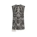 Dolce & Gabbana Short tulle dress with chandelier embroidery
