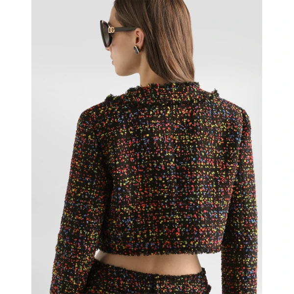 Dolce & Gabbana Short tweed jacket, view 5