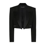 Dolce & Gabbana Short wool gabardine tuxedo jacket
