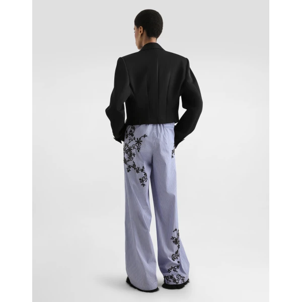 Dolce & Gabbana Sicilia double-breasted jacket in wool gabardine, view 3