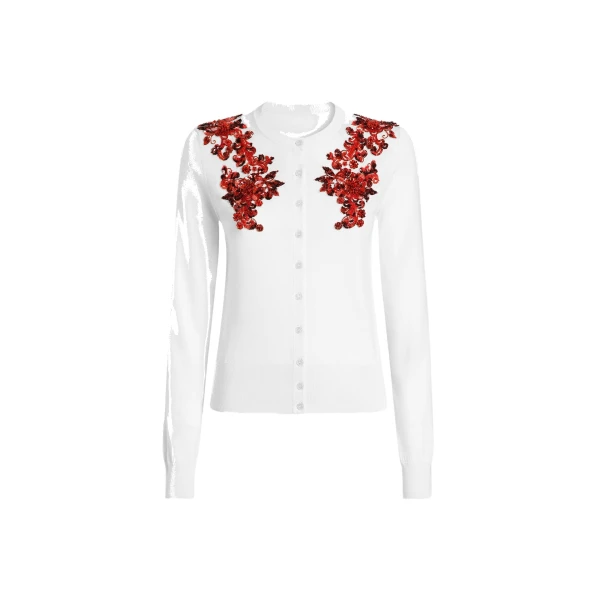 Dolce & Gabbana Silk cardigan with embroidery