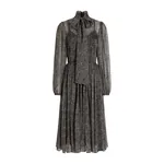 Dolce & Gabbana Silk chiffon dress with chevron print