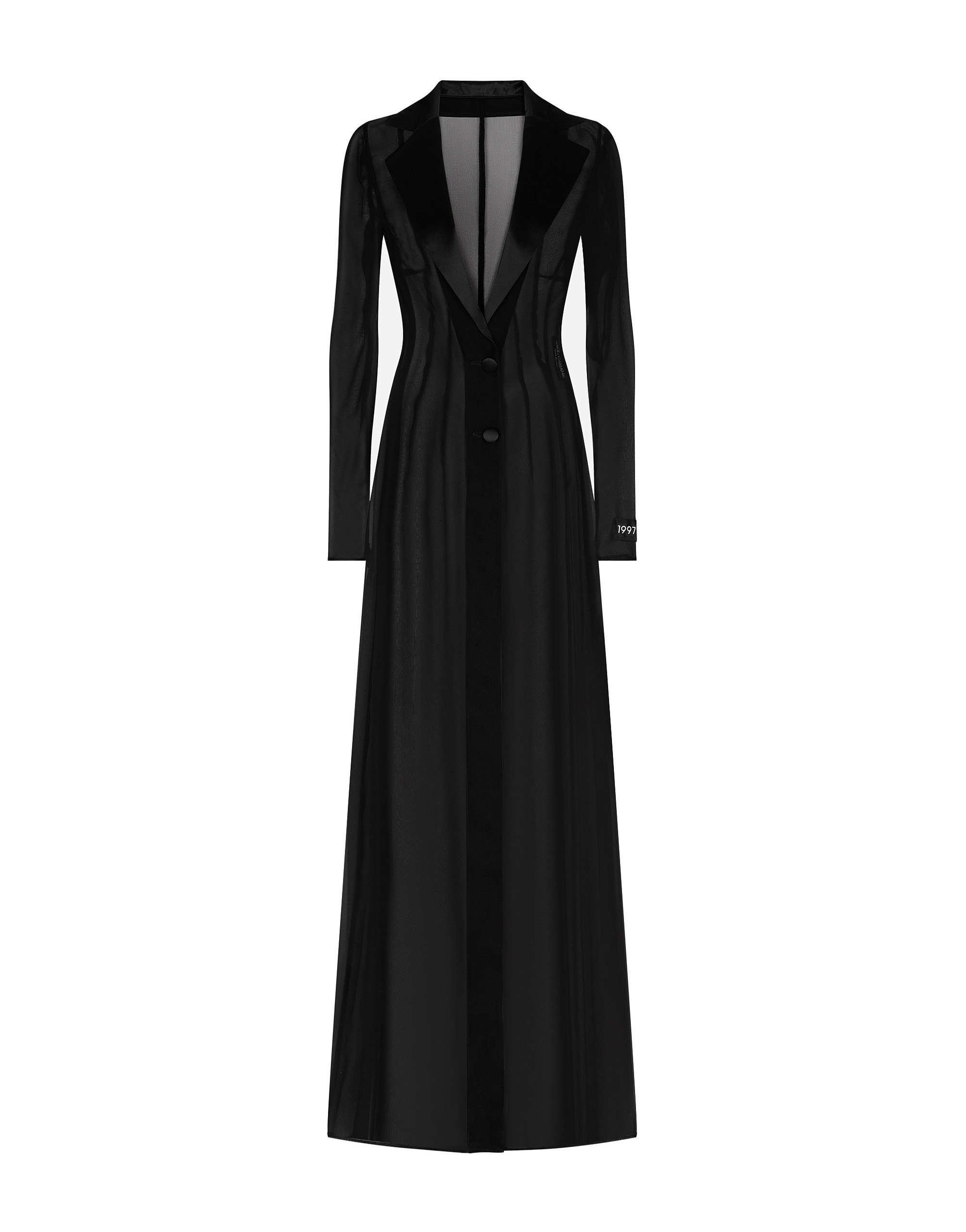 Dolce & Gabbana Silk chiffon duster coat