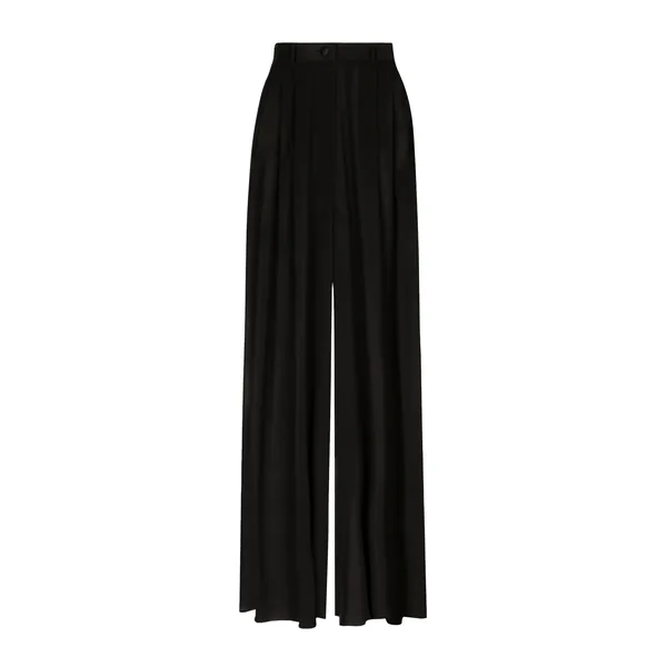 Dolce & Gabbana Silk chiffon wide-leg pants