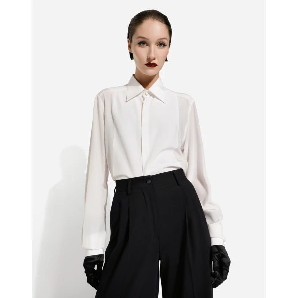 Dolce & Gabbana Silk crepe de chine shirt, view 6