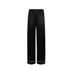 Dolce & Gabbana Silk pajama pants with contrasting piping